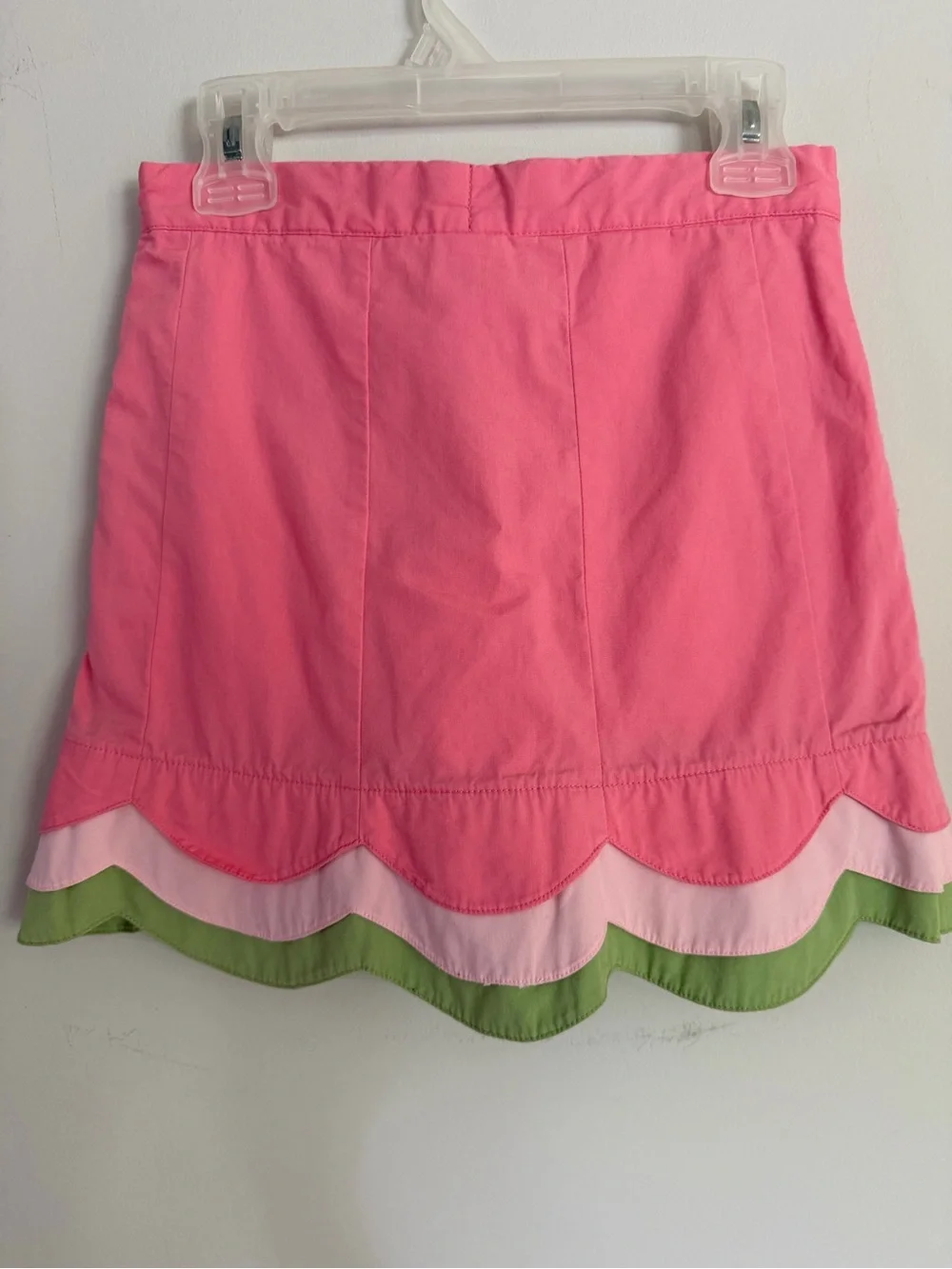 Gymboree Tulip Garden Scalloped Tiered Skirt Skort Girls 7